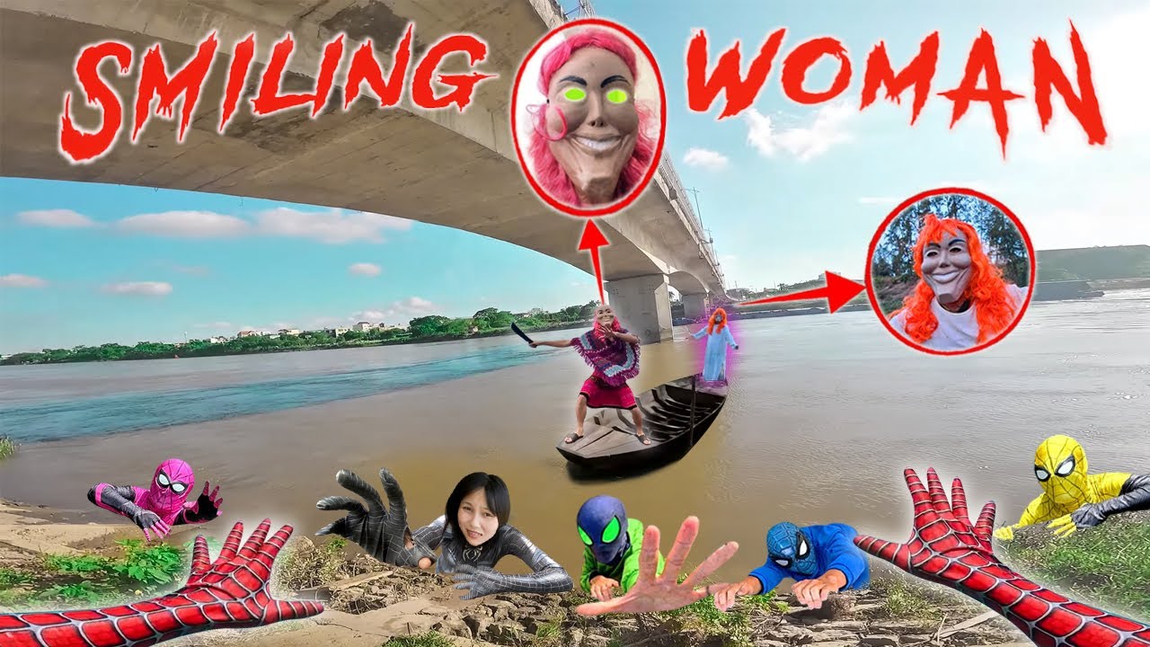7 SPIDERMAN Vs SMILING WOMAN REAL LIFE ESCAPE 186.0 (Horror Parkour Pov Short) | Mystery POV
