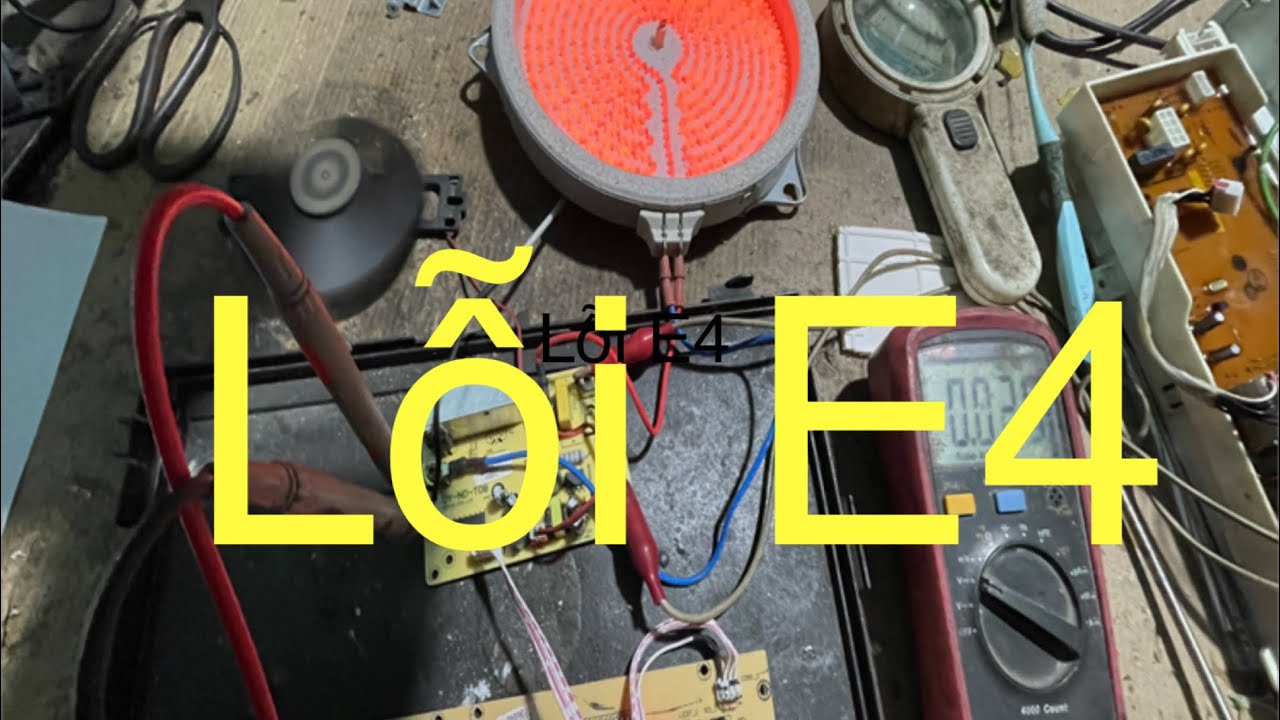 Bếp Hồng ngoại Sunhuose chạy khoảng gần 2 phút mới báo lỗi E4, rất khoai.