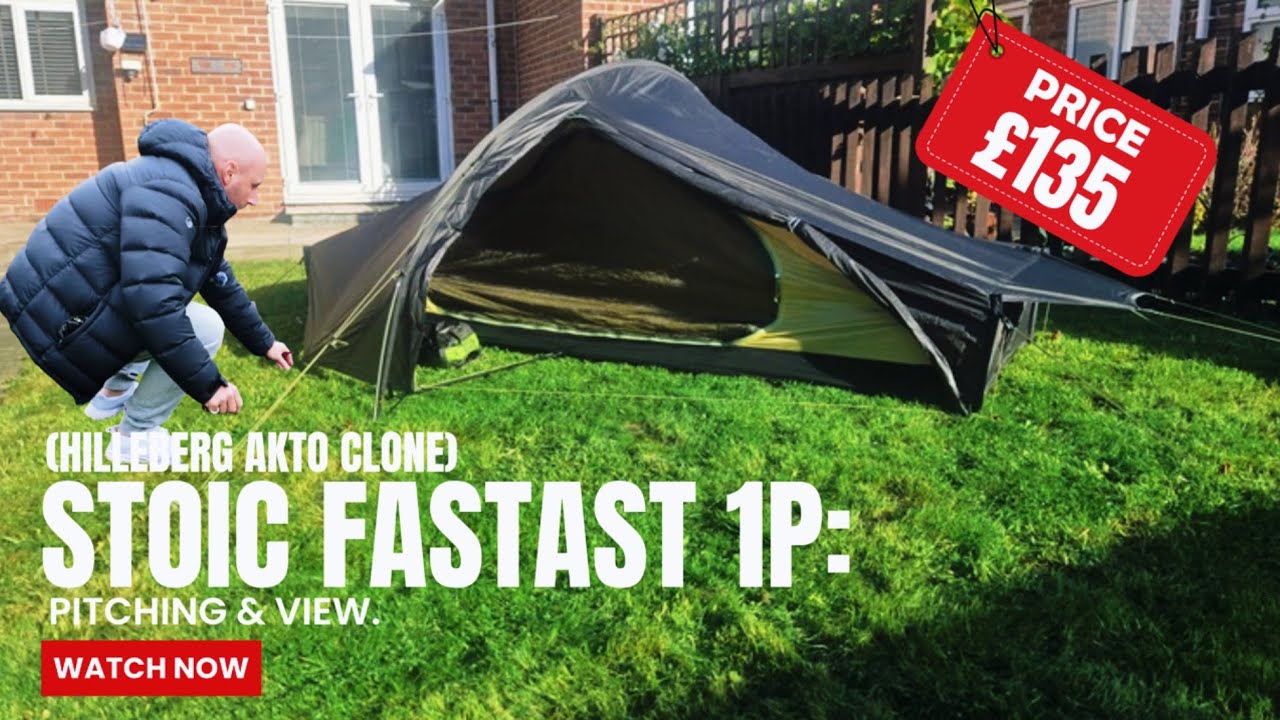 Stoic FastaSt 1P: (Hilleberg Akto Clone) Pitching & View. 