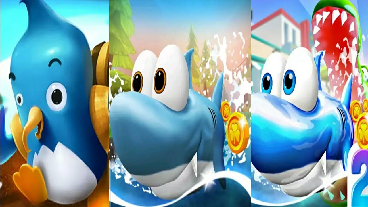 Penguin Run VS 🐳Run Fish Run 🐳 VS 🐳Run Fish Run 2 🐳 Gameplay