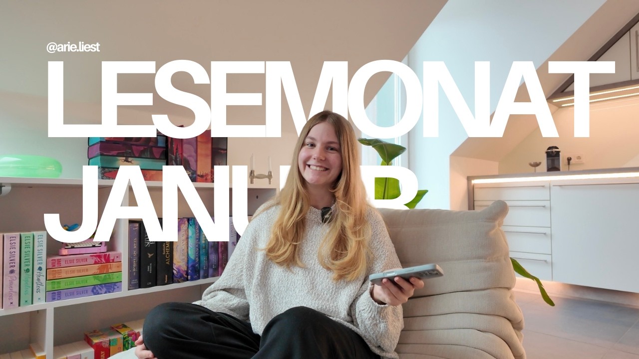 Lesemonat Januar 📚 | Alle Bücher, die ich im Januar gelesen habe + Mein erstes YouTube-Video! 🥹🤍