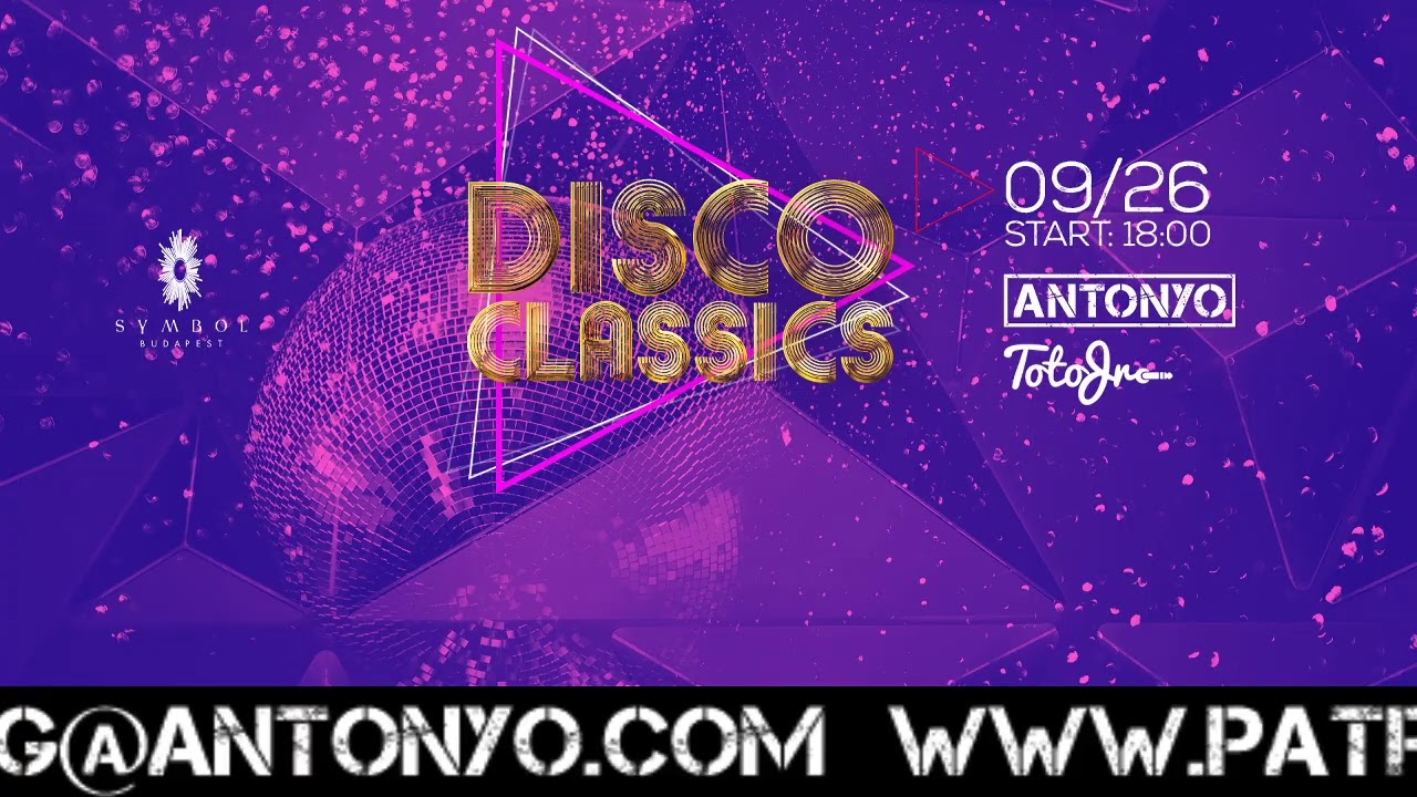 ANTONYO GARAGE HOUSE LIVE - 2020.09.23 DISCO CLASSIC