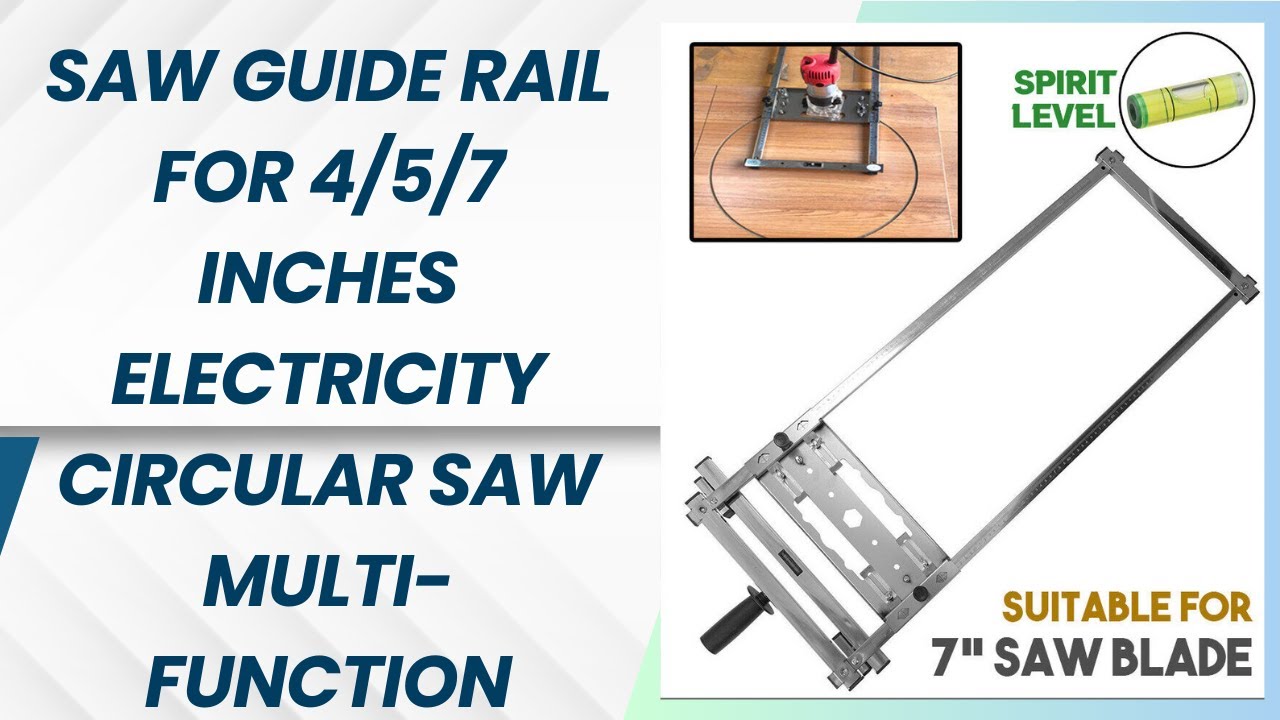 Saw Guide Rail For 4/5/7 inches Electricity Circular Saw Multi-function