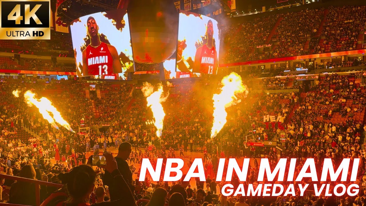 🏀 NBA In Miami!! 🏀 | Dallas Mavericks @ Miami Heat Gameday VLOG [4K]