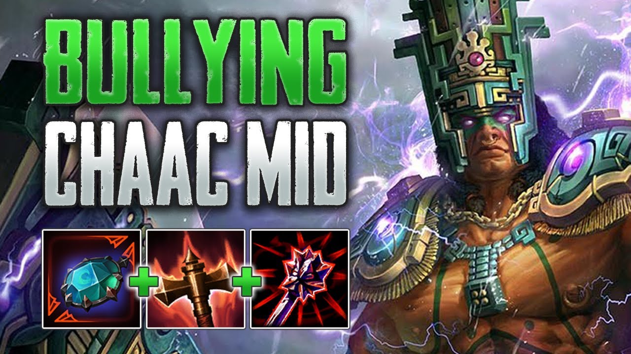 BULLYING IN MID! Chaac Mid Gameplay (SMITE Conquest)