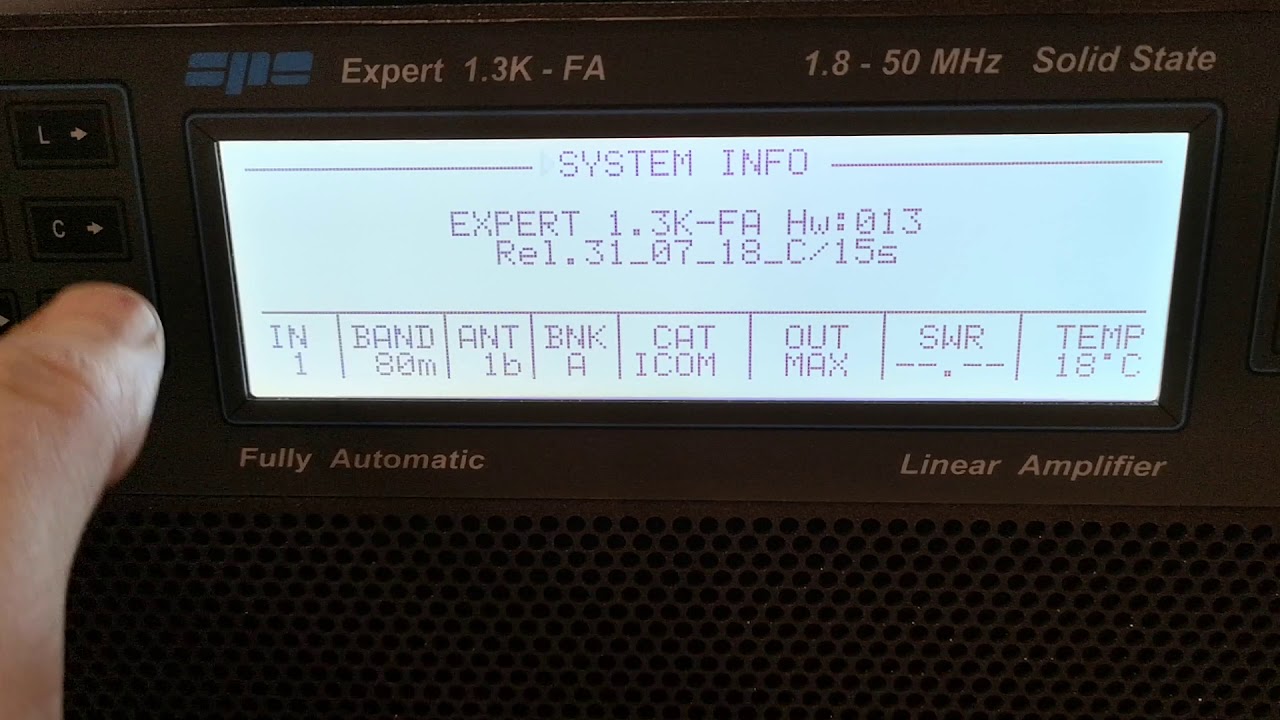 Hidden music in Expert 1.3k Solid State Linear Amplifier.
