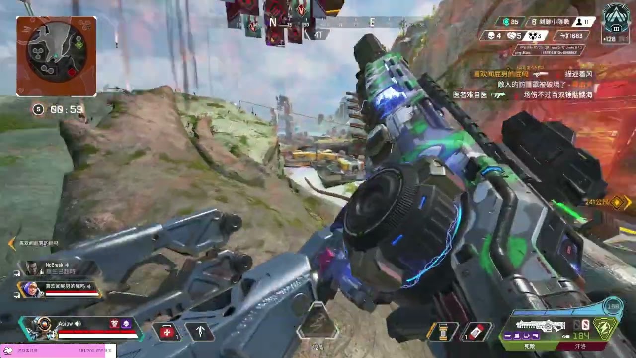 頂點獵殺   APEX英雄  機器人 1打2逆轉吃雞  隊友瘋狂喊牛逼
