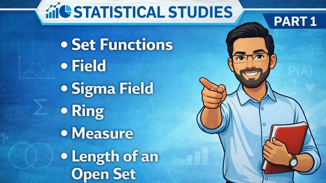 Measure Theory || L-1 || #statistics #measuretheory #gate #csirnet #ring #field #set 