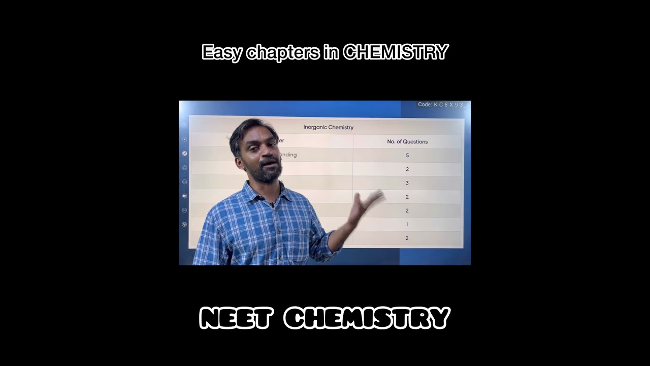 Easy chapters in Chemistry | NASA - 3 | NEET 2023