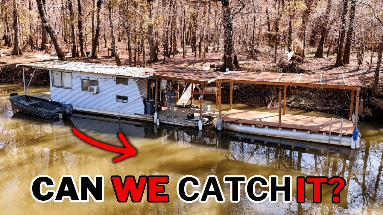 Something MASSIVE Lives Under My Houseboat...