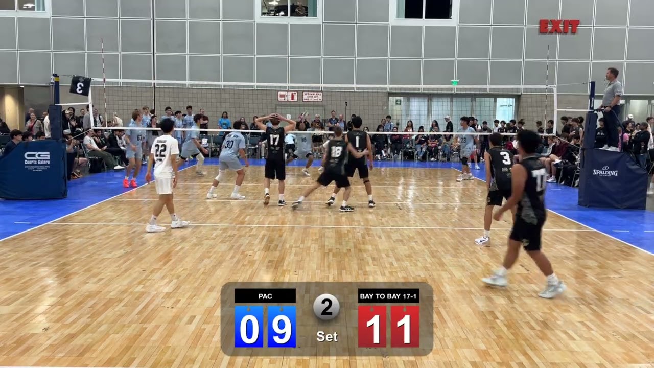 PAC VS BAY TO BAY 17-1 SET 2