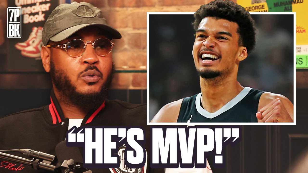 CARMELO ANTHONY Says WEMBY Will RUN the NBA