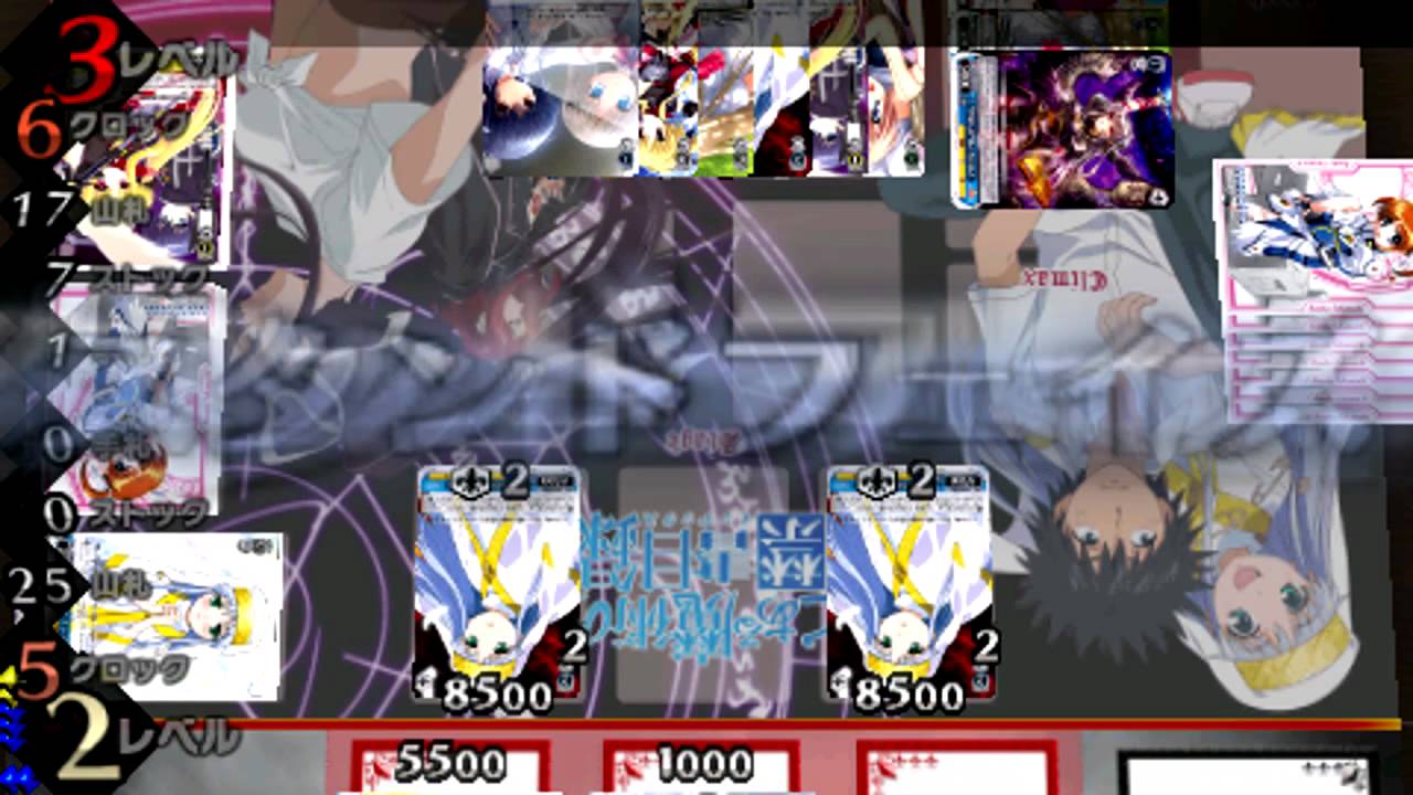 Weiss Schwarz Portable Boost Weiss(PSP) - Gameplay(Part 2)