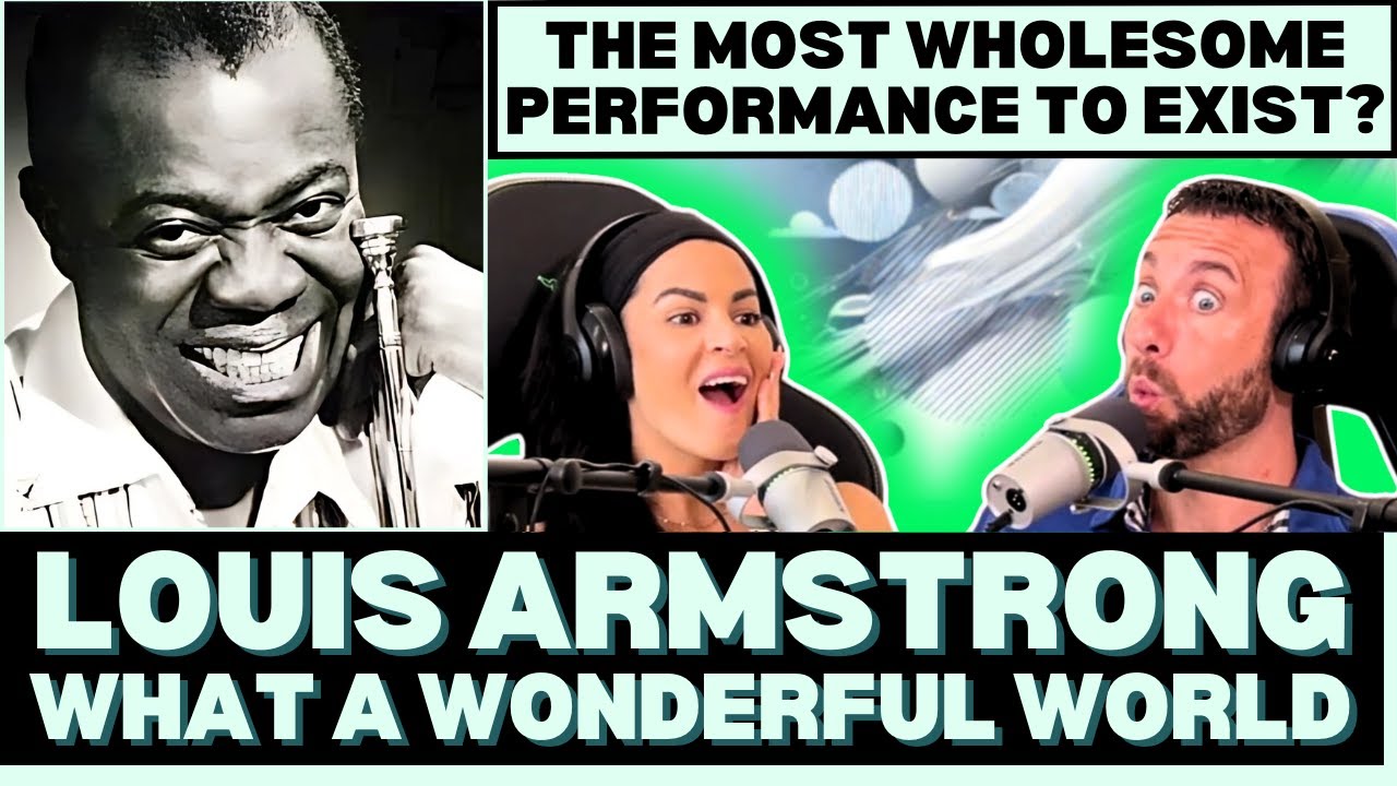 THE DEFINITION OF HAPPY! First Time Hearing Louis Armstrong - What a Wonderful World Reaction!
