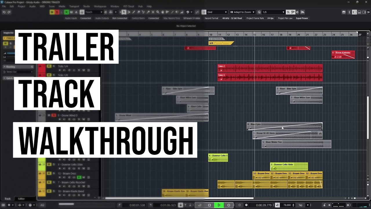 How I write a sound design trailer cue.