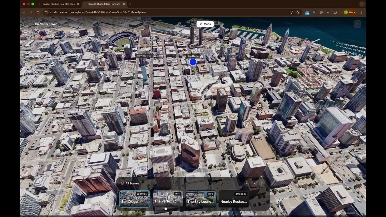 How to create a tour with Gaussian Splats and Google Maps 3D | Spatial Studio Walkthrough