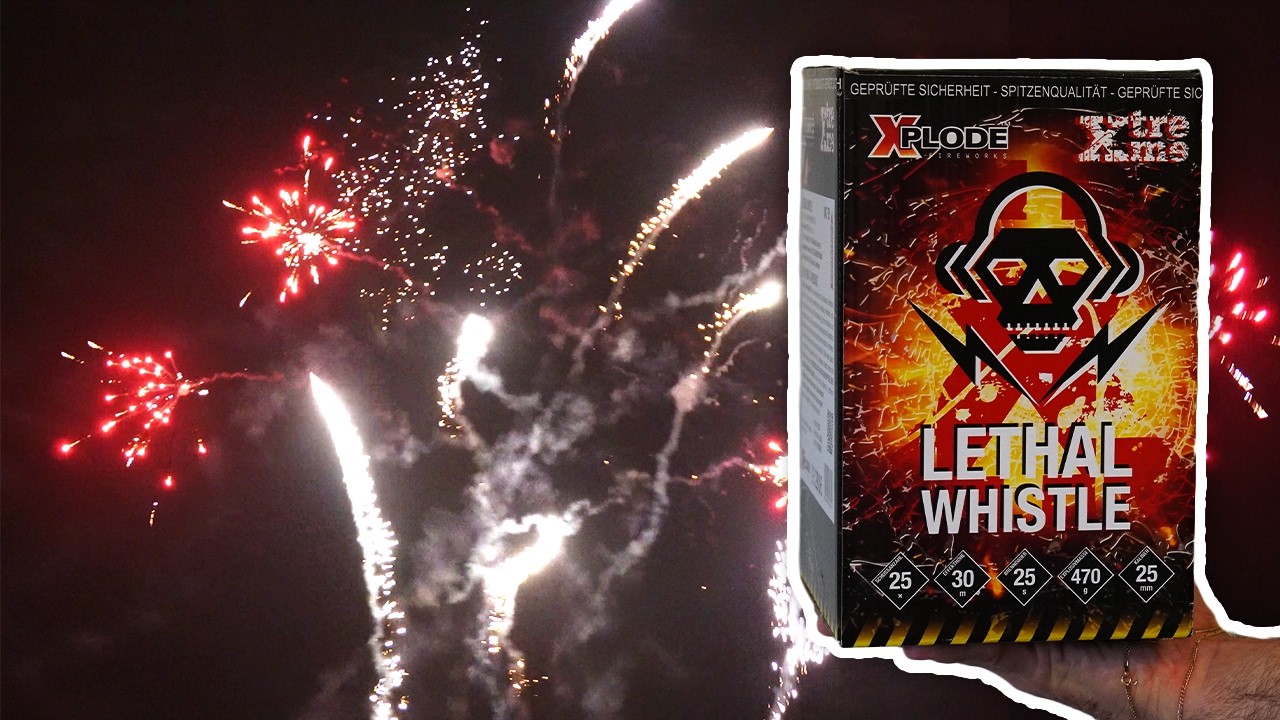 Lethal Whistle/The Wolf von XPLODE | 45€ Feuerwerk Heuler Batterie | Testvideo Silvester 2023/24