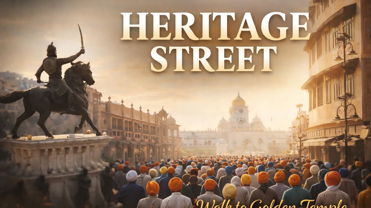 Walking to Golden Temple Through Heritage Street #amritsar #heritagestreet #goldentemple #waheguru 