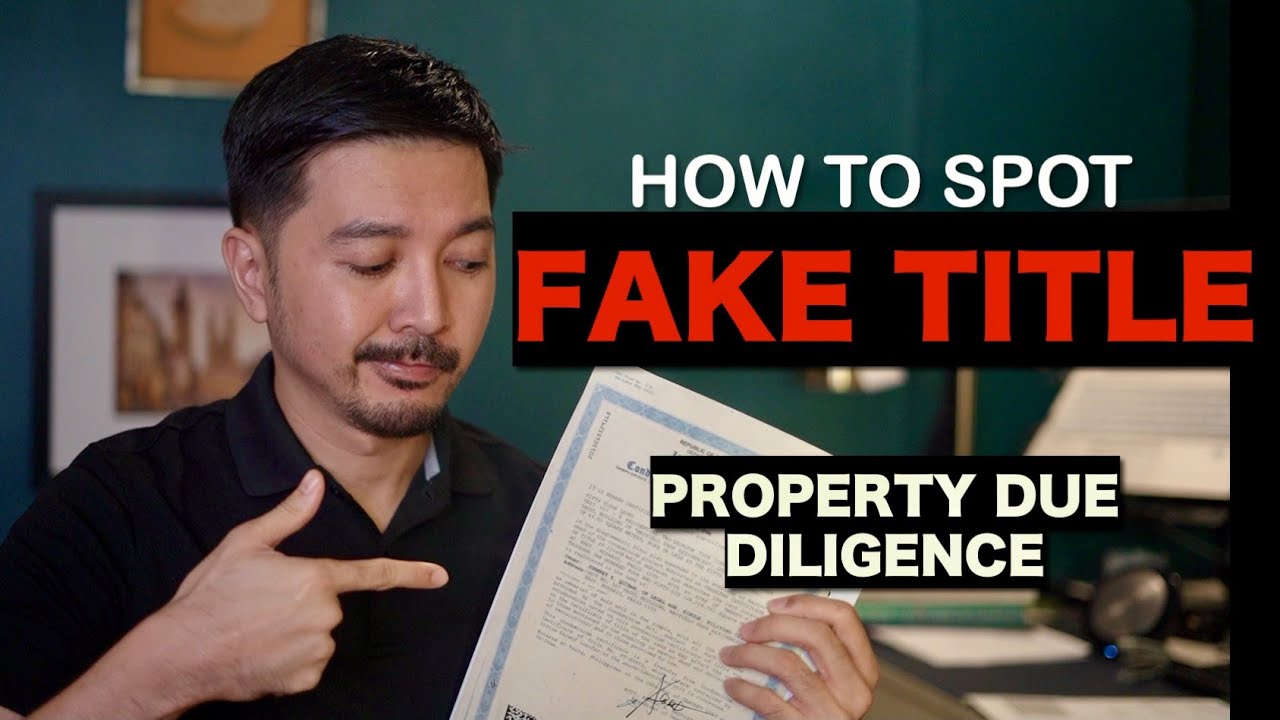How to Spot Fake Title?