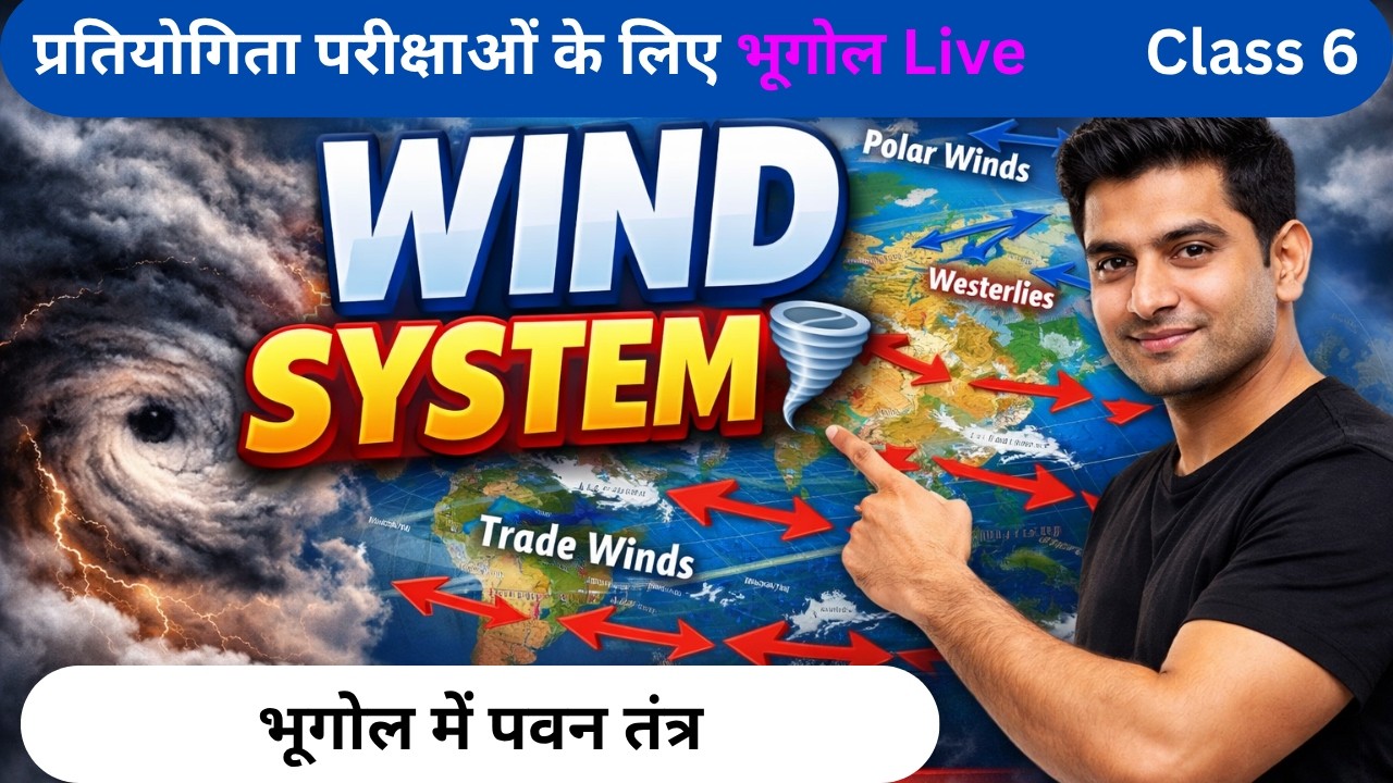 Wind System Complete 🌪️ | Geography Live Class | 100% Expected Questions
