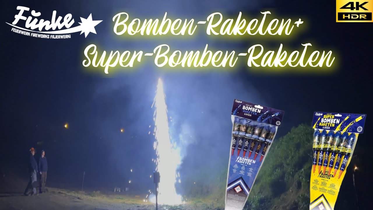 Funke Bomben-Raketen + Super-Bomben-Raketen[4K/HDR]