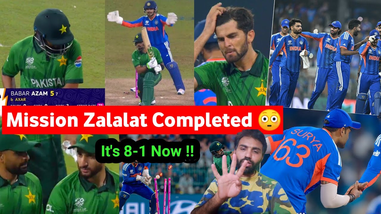 Mission Zalalat Completed 😳 It's 8-1 Now in T20I WorldCups | India Beat Pakistan in Colombo 🤔