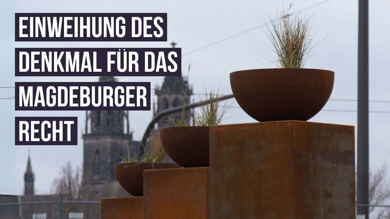Einweihung des Denkmal für das Magdeburger Recht