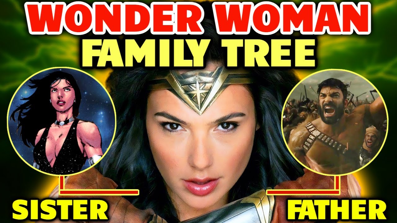 18 (Every) Members Of Wonder Woman's Insanely Powerful Family - Entire Wonder Woman Family Tree