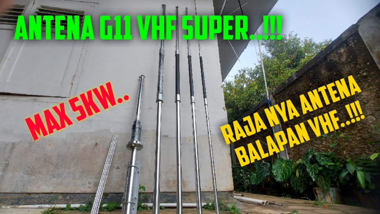 Antena G11 VHF Rajanya Antena 2 Meteran