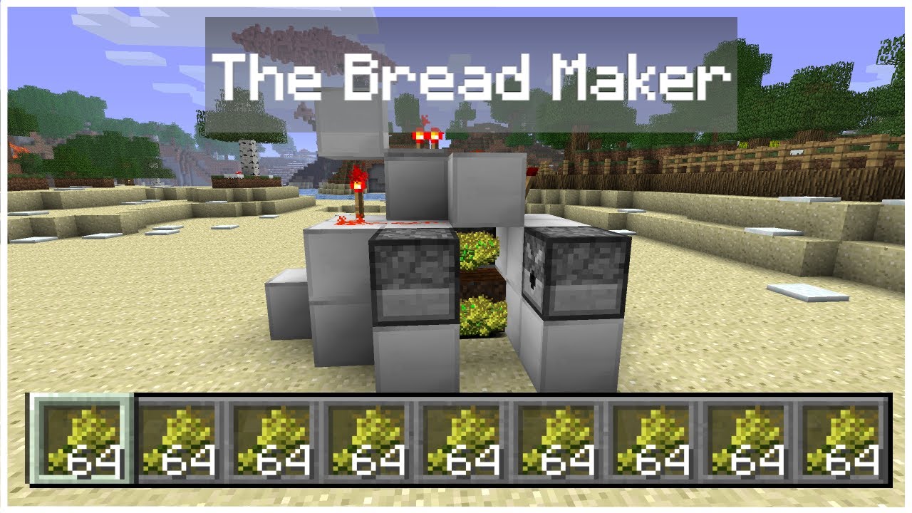 How to Build an Automatic Wheat Farm in Minecraft Beta 1.7.3 - Tutorial