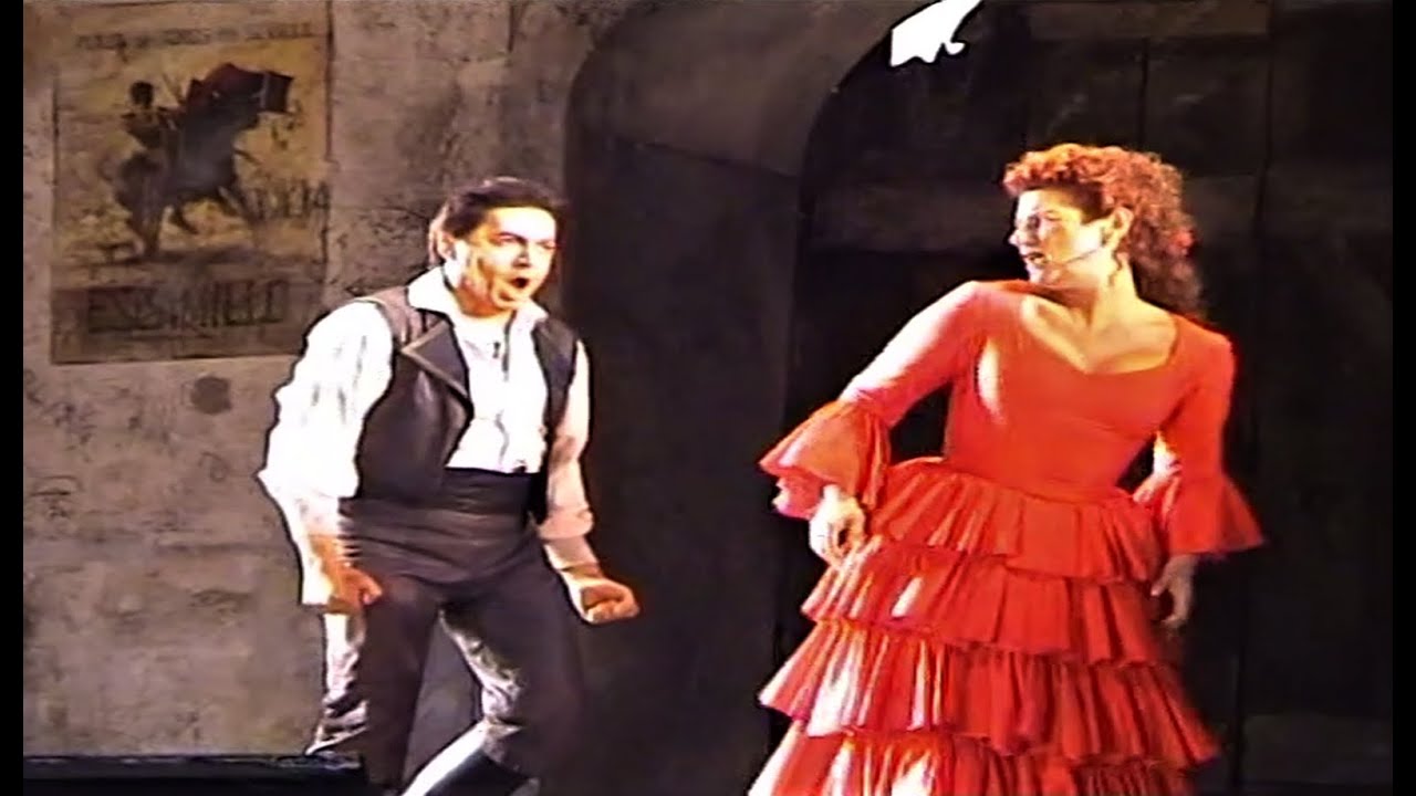 Francisco Araiza in Jean Pierre Ponnelle's CARMEN with Agnes Baltsa PART 2