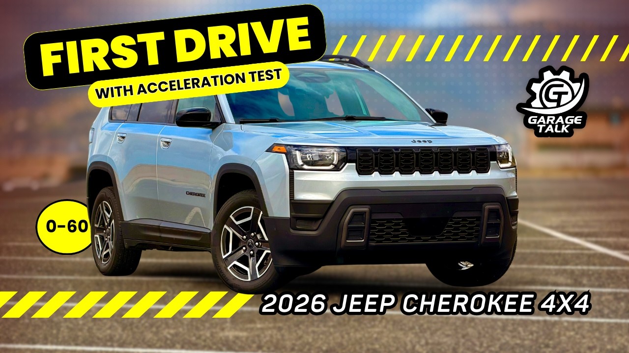 2026 Jeep Cherokee // First Drive with Acceleration Test