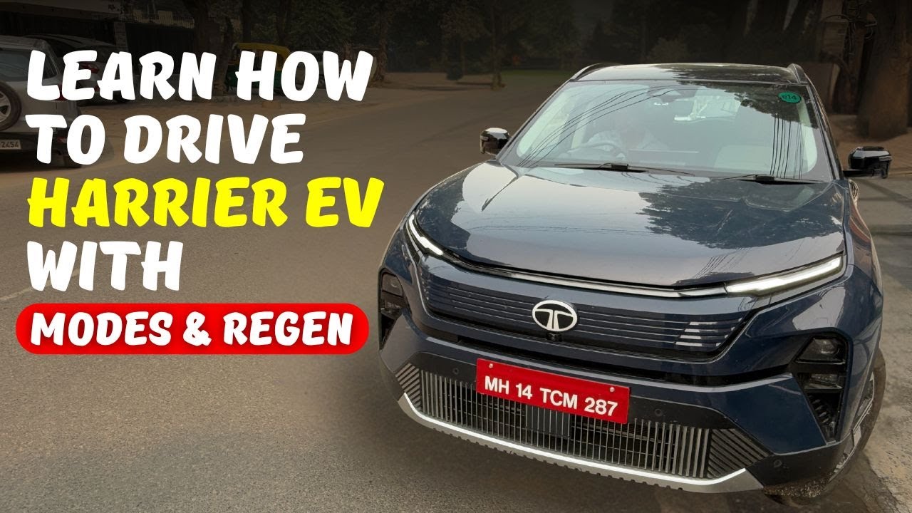 Learn How to Drive Harrier EV with Modes & Regen Explained! 🚗⚙️