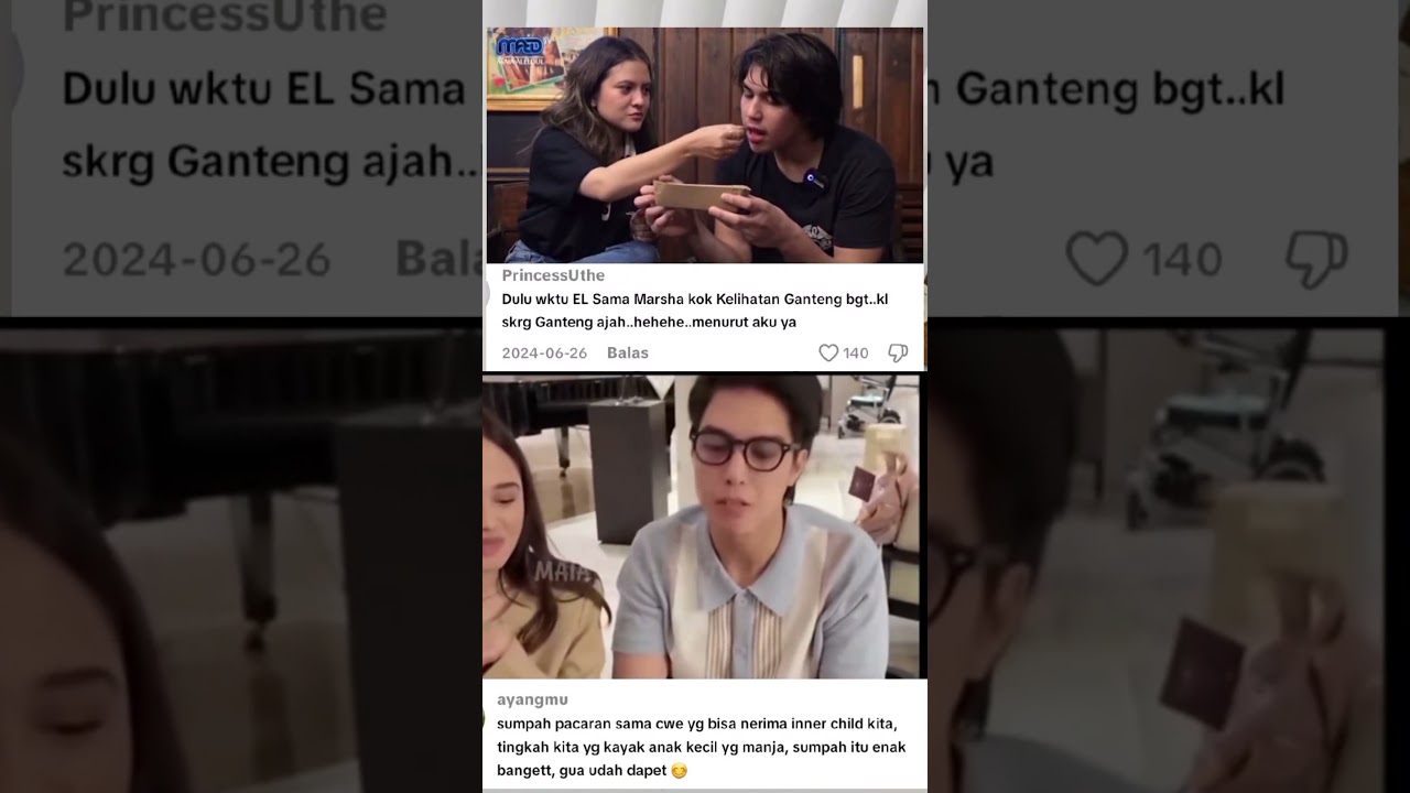 El Rumi kelihatan manja banget dengan Syifa Hadju #keluargaartis #foryou #artis #beranda #keluarga