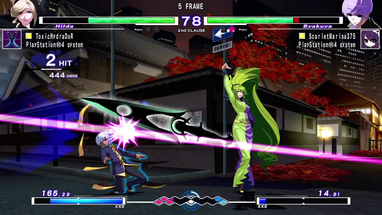 UNDER NIGHT IN-BIRTH Exe:Late[cl-r] - Marisa v ToxicHydraDxR