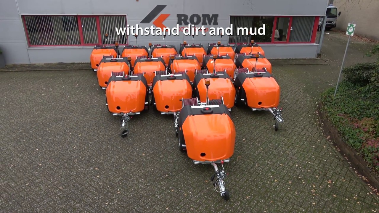 Boels Rental chooses the ROM SmartTrailer sewer cleaning machine | sewer jetter drain cleaner
