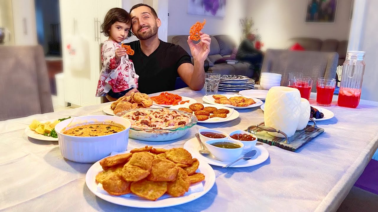 FIRST IFTAR AT MY PARENTS HOUSE!!