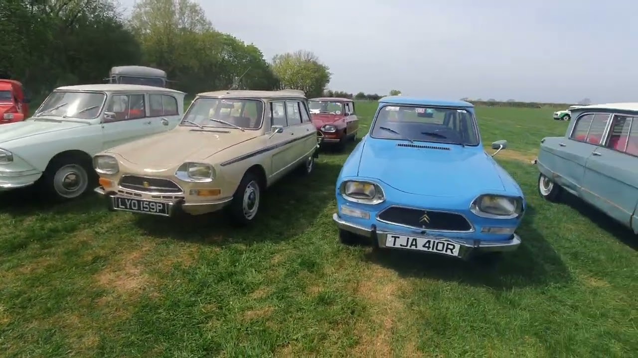 Citroen 2CVGB National rally 2022 Display area