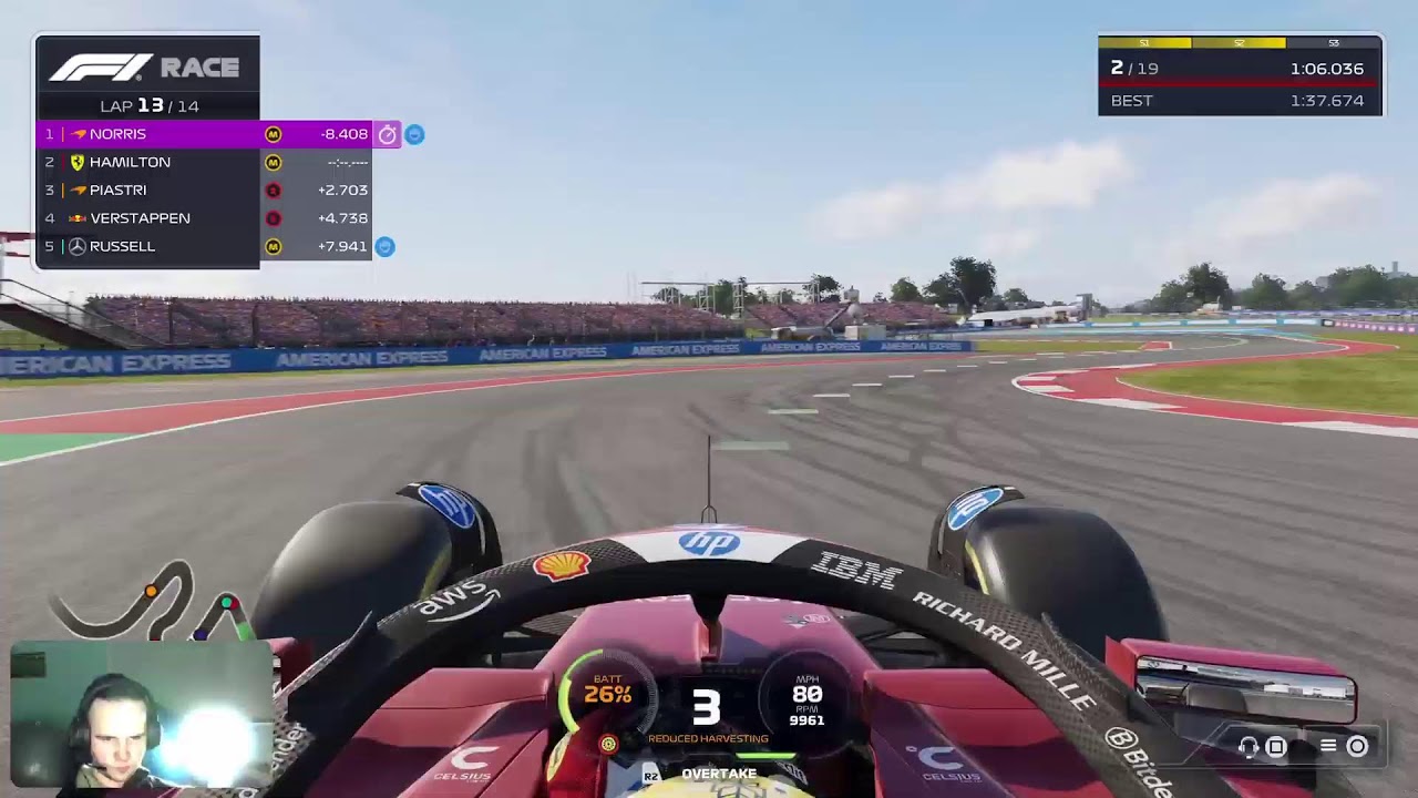 Road to 8x World Champion F1 25 Lewis Hamilton episode 13 USA