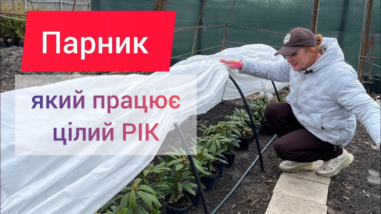 ПАРНИК який працює цілий рік.