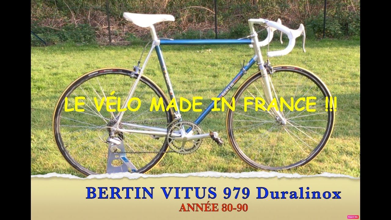 Vélo Course Vintage Bertin Vitus 979 duralinox restauré