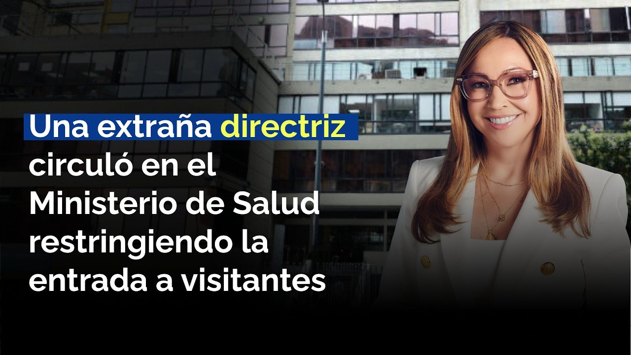 Una extraña directriz circuló en el Ministerio de Salud restringiendo la entrada a visitantes