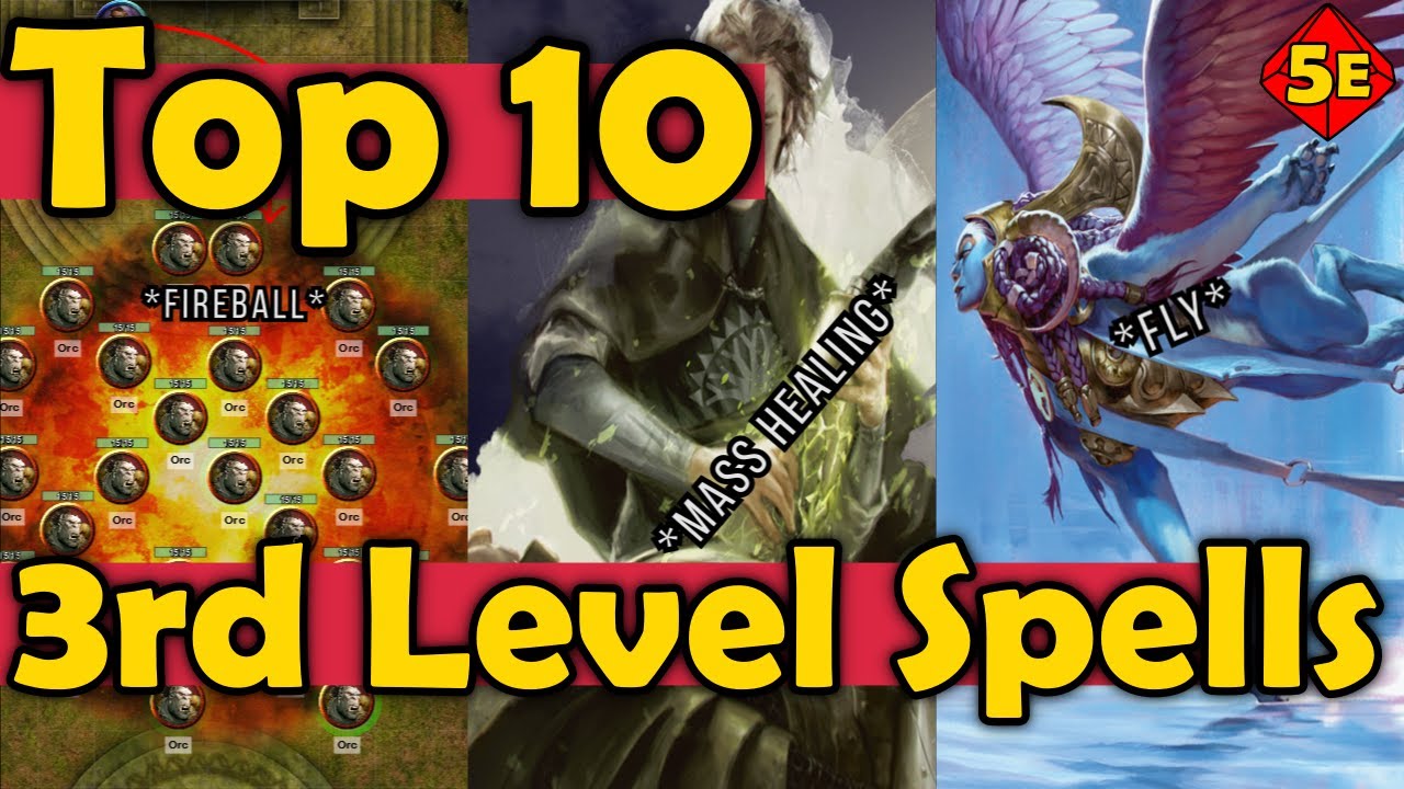 Top 10 Best 3rd Level Spells in DnD 5E