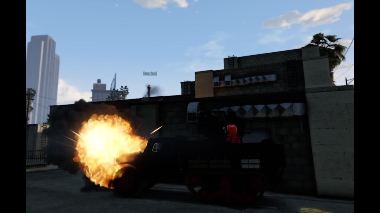 Giving a griefer PTSD with the Half-Track Ft. FurnSauce