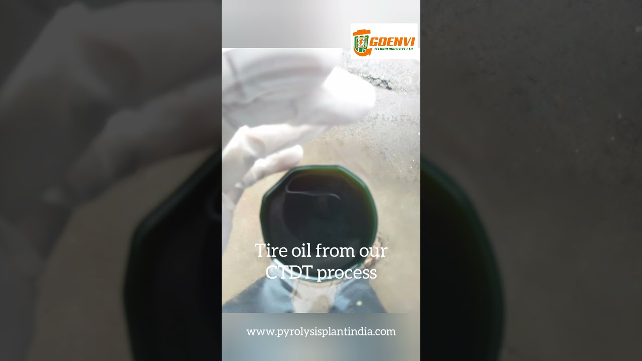 Tyre Pyrolysis Oil bleaching and decoloring