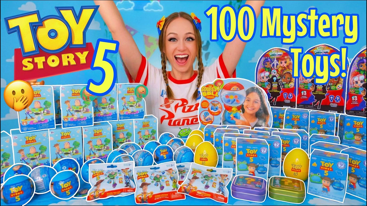 Распаковка 100 загадочных игрушек из &laquo;Истории игрушек 5&raquo;!!😱🤠🐴🪀⁉️ (Пельмени, Машемы, Дверные игруш...