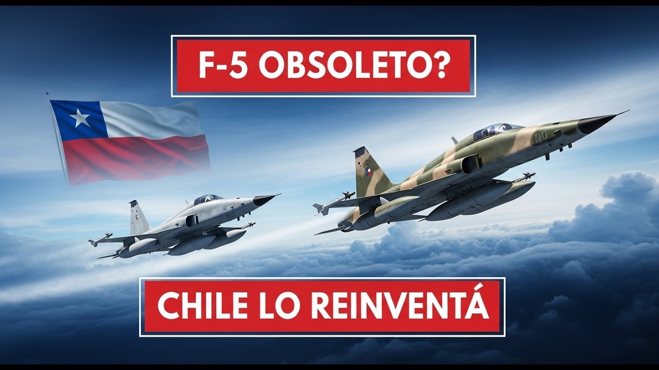 Cómo Chile reinventó el F-5 y así lo hizo aún mejor