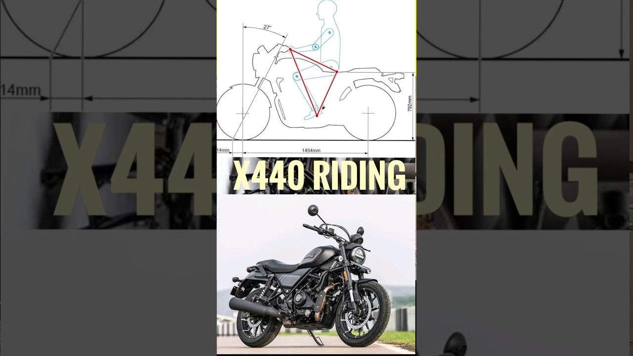 Harley Davidson X440 riding posture 😎 