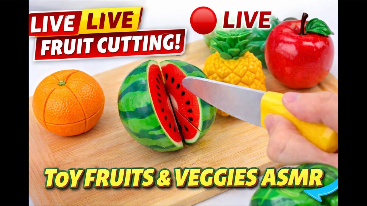LIVE 🔴 Satisfying ASMR Fruit🍎 & Vegetable Cutting 🌽