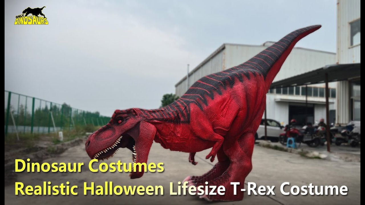 Realistic Halloween Lifesize T Rex Costume | Dinosaur Costumes